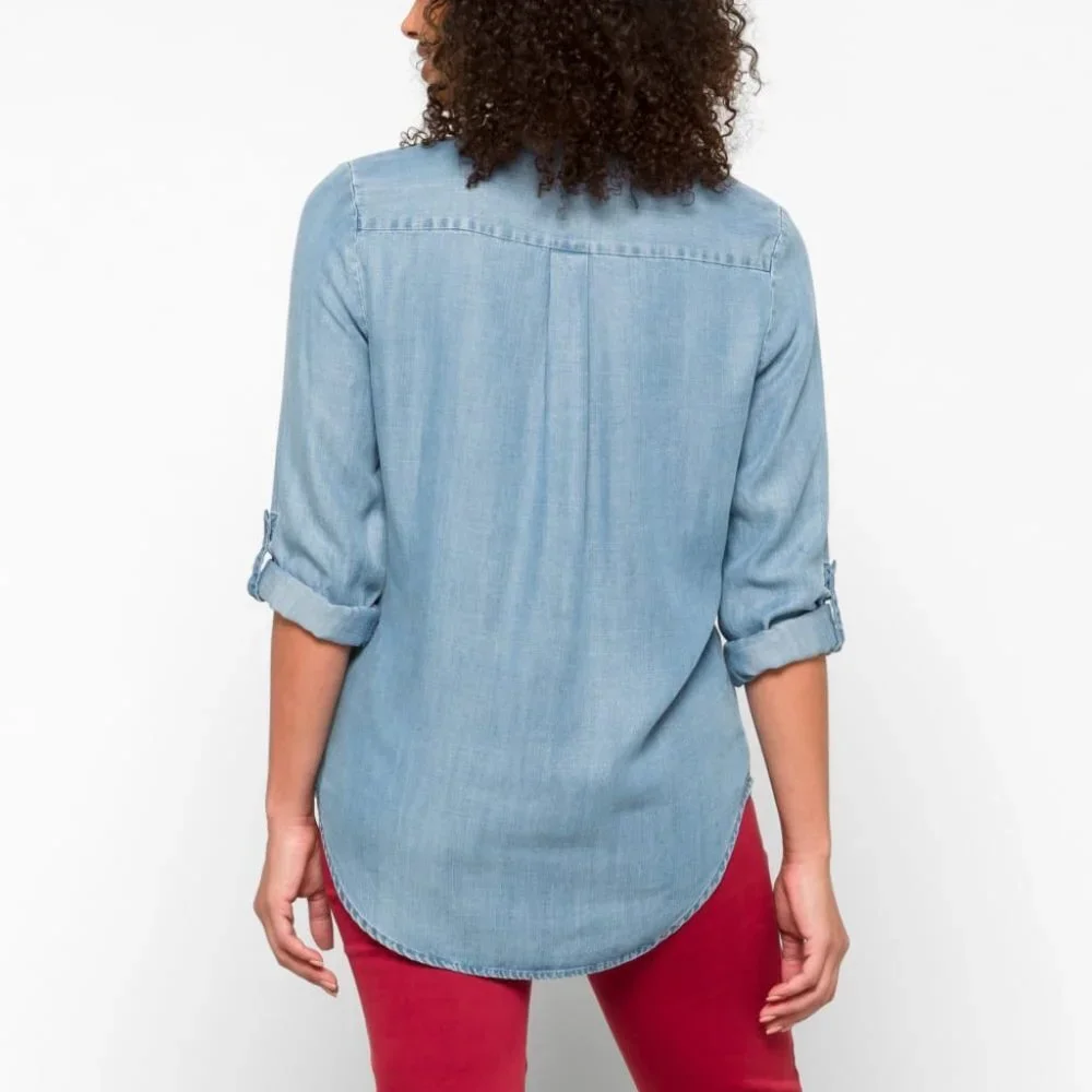 Stitch Fix - XS Chambray Top - Picture 7 of 7